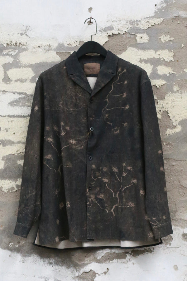 Stovaigh Vintage Vines Print Shirt/Jacket/A-line Print Skirt STV-ST25050SHT-YH Jacket (ST25017SHTBAM)